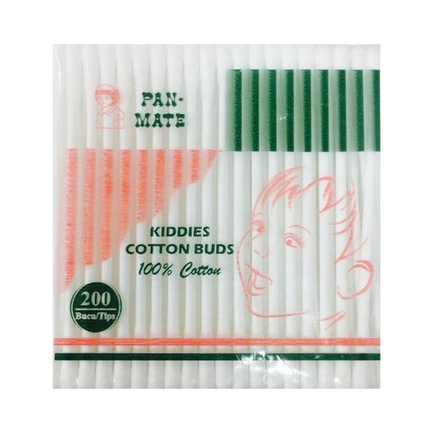 Pan-Mate Zipbag Kiddy Cotton Buds 200's