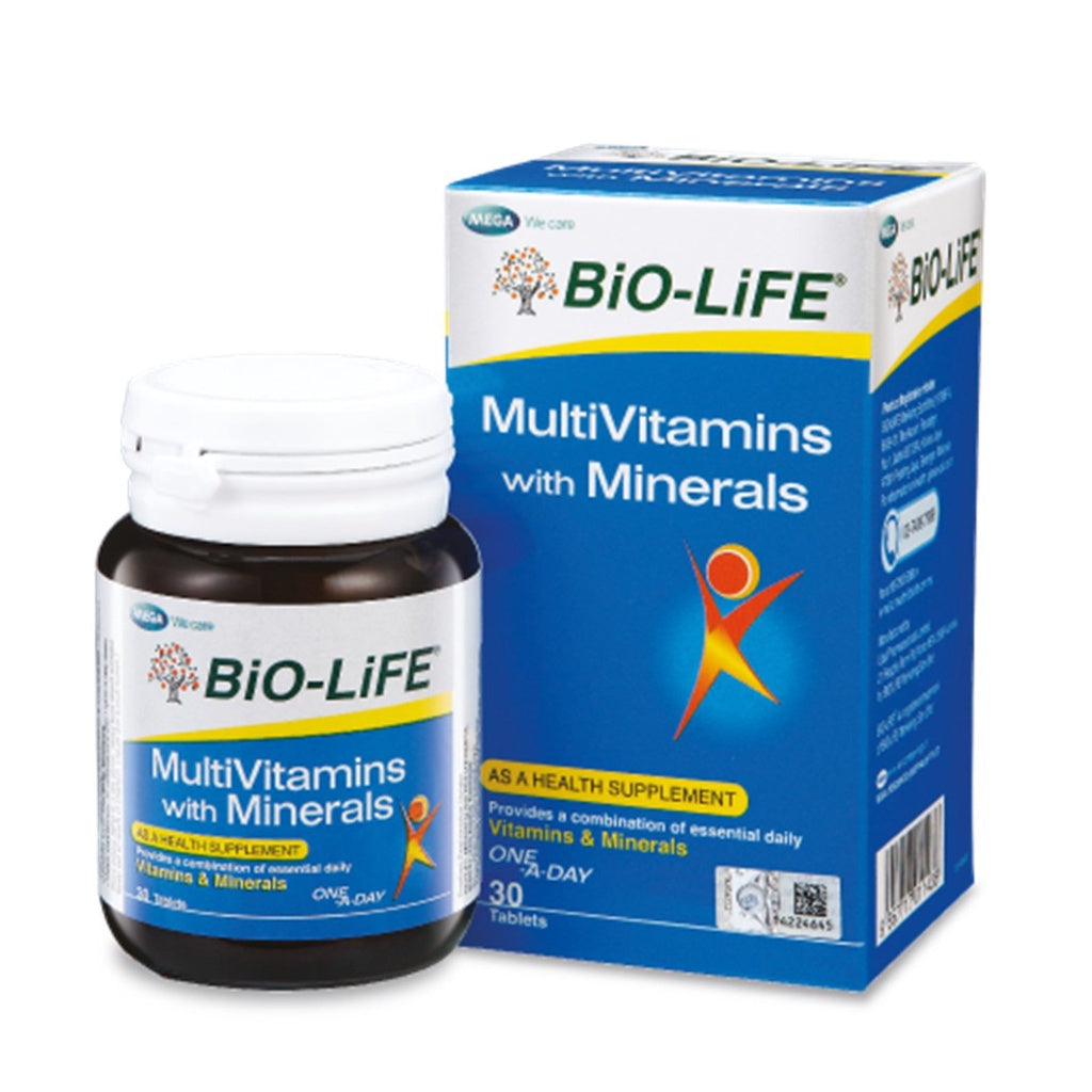 Biolife Nutrients Bio-Life Multivitamins With Minerals Tablet 30's – AA Pharmacy