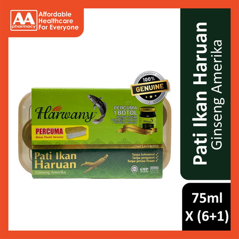 Harwany Pati Ikan Haruan Ginseng Amerika Buy 6 Free 1