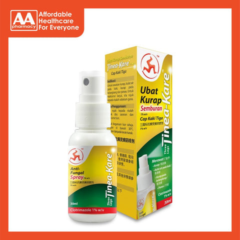 3 Legs Tinea-Kare Antifungal Spray 30mL