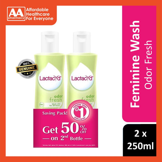 Lactacyd Intimate Hygienes Odor Fresh (250mLx2)