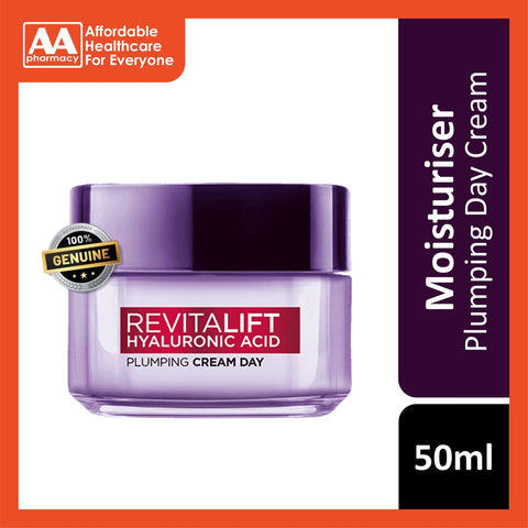 Loreal Revitalift Hyaluronic Acid Plumping Day Cream 50mL