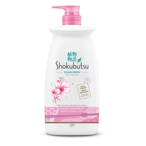 Shokubutsu Body Wash Sakura Whitening 900g