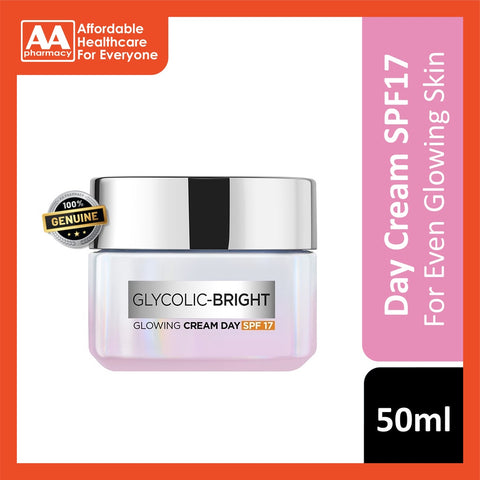 L'Oreal Paris Glycolic - Bright Glowing Cream Day SPF17 50mL