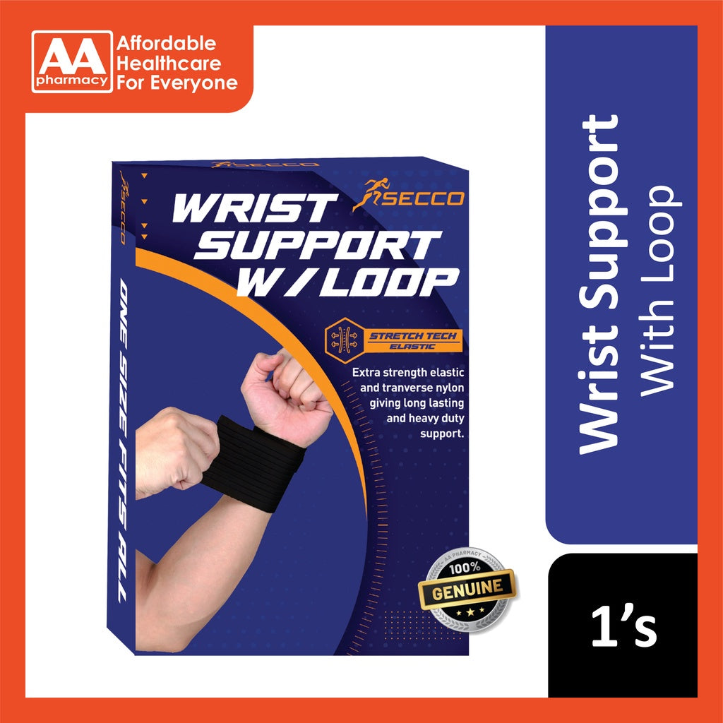 Secco Wrist Support With Loop (One Size Fits All)