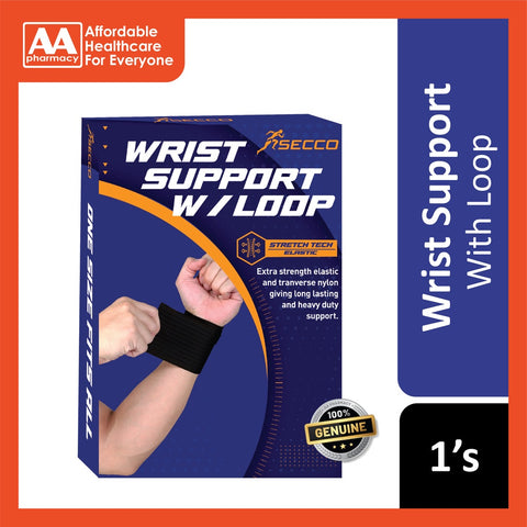 Secco Wrist Support With Loop (One Size Fits All)