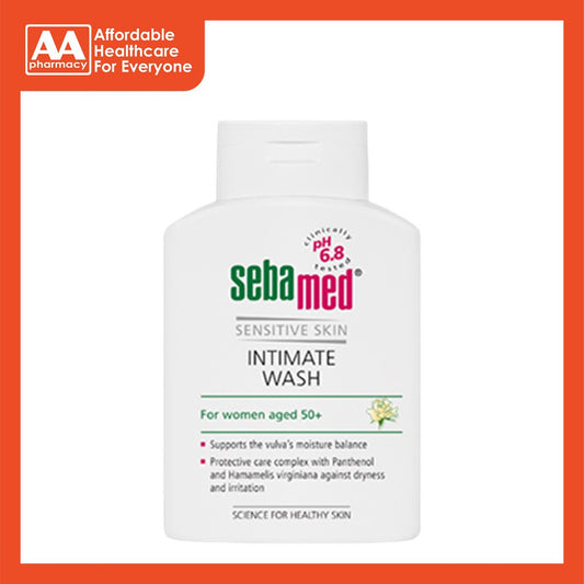 Sebamed Feminine Intimate Wash Ph6.8 (For Women Aged Years 50 And Above)  200mL
