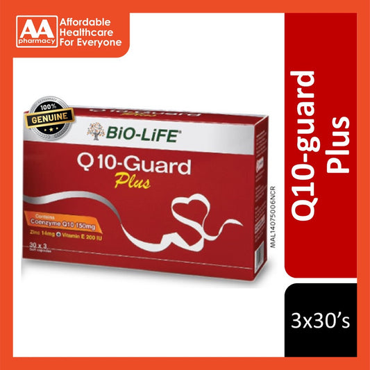 Bio-Life Q10-Guard Plus 150mg Capsule (3X30's)