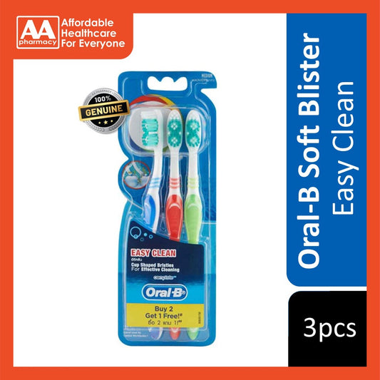 Oral-B Toothbrush Easy Clean B2F1 Soft Blister