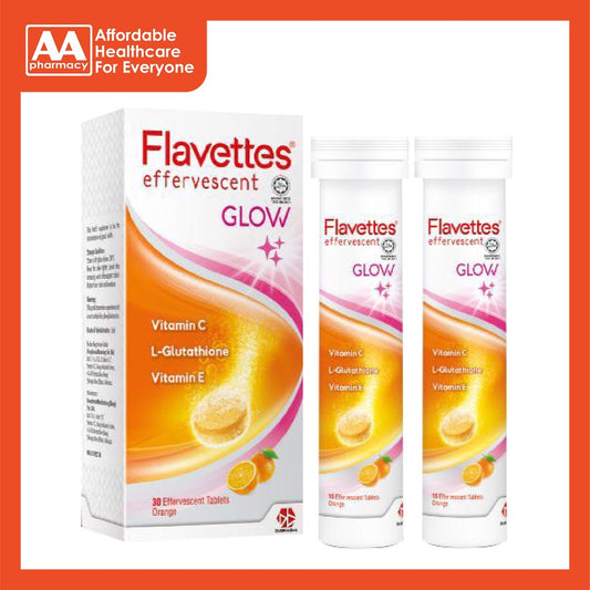 Flavettes Effervescent Glow Tablet 30's