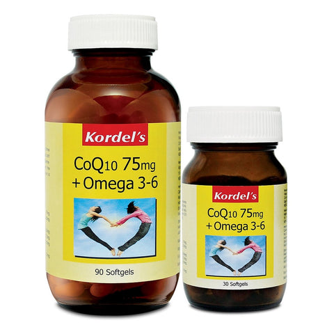 Kordel's Coq10 75mg + Omega 3-6 Softgel (90's+30's)