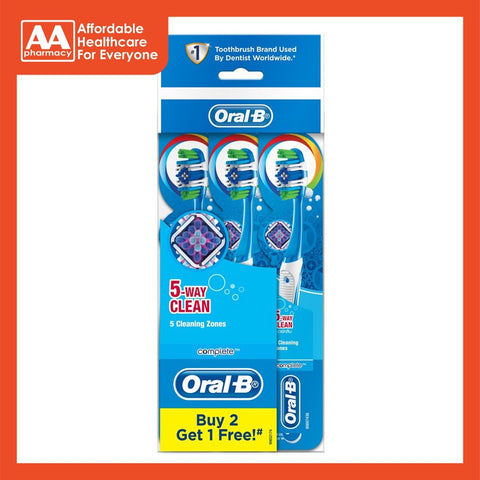 Oral-B Toothbrush Complete 5-Way Clean B2F1 Medium