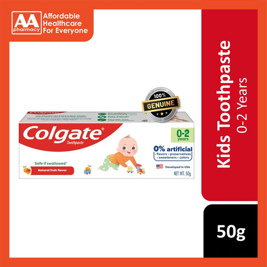 Colgate Toothpaste 0% Artificial 0-2 Years 50g