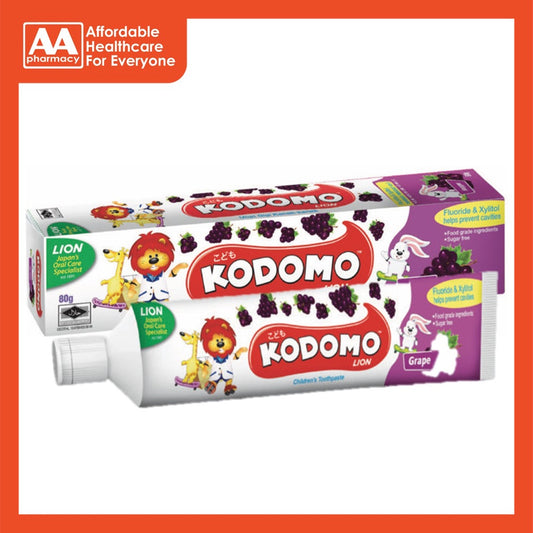 Kodomo Lion Toothpaste (Grape) 80g