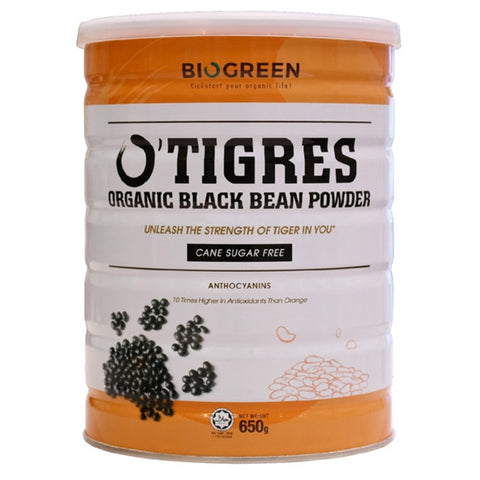 Biogreen O'Tigres Organic Black Bean Powder (Sugar-Free) 650g