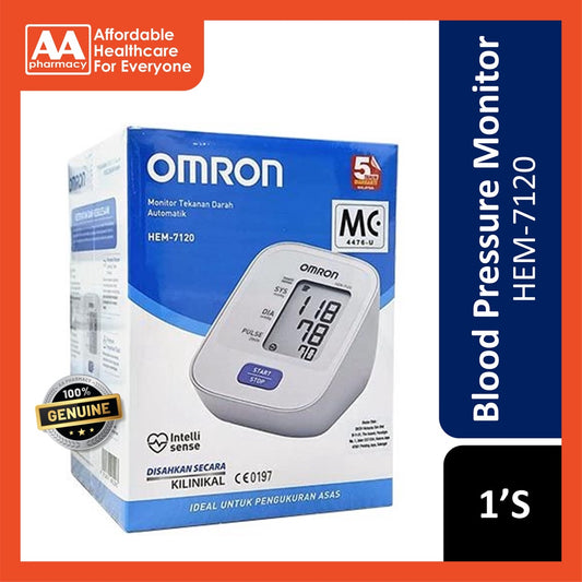 Omron Bp Blood Pressure Machine Hem-7120