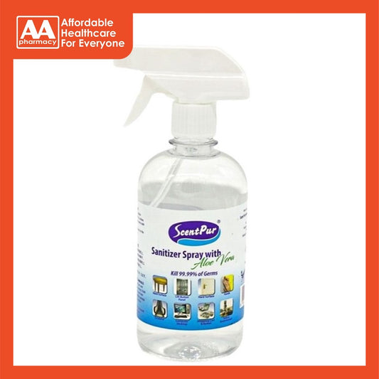 Scent Pur Sanitizer Spray With Aloe Vera 500mL