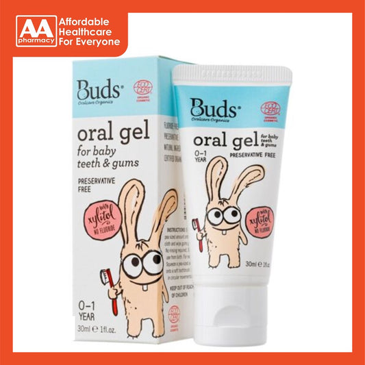 [CLEARANCE] [EXP:07/2024]Buds Oral Gel For Baby Teeth & Gums 30mL
