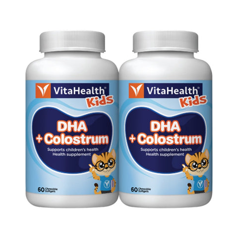 Vitahealth Kids DHA + Colostrum Softgel 2x60's