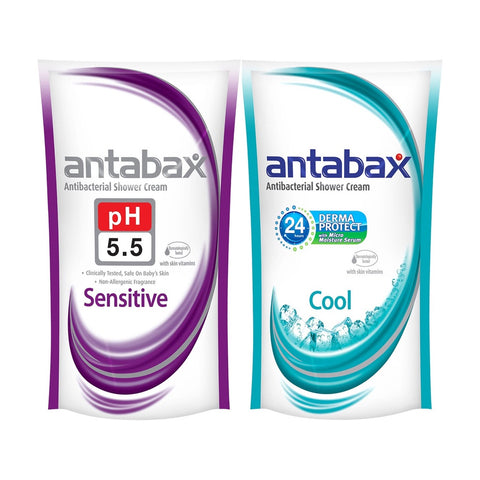 Antabax Shower Cream Refill (Cool+Sensitive) 850g X 2