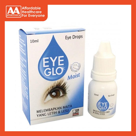 Eye Glo Moist Eye Drops 10mL (Moisturises, Comforts & Refreshes)