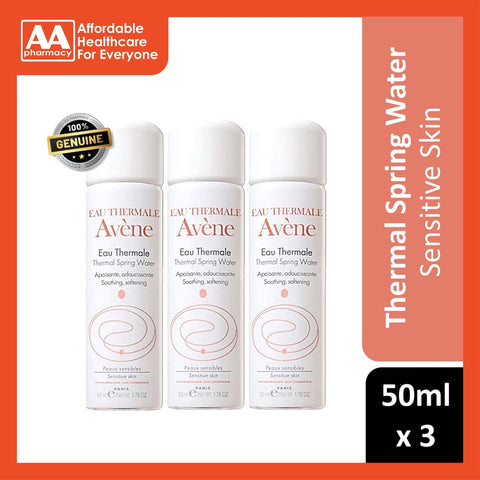 Avene Thermal Spring Water 50mL X 3