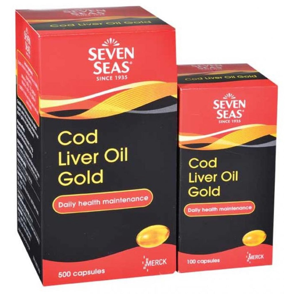 Seven Seas Cod Liver Oil Gold Capsule (500's+100's) – AA Pharmacy