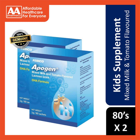 Apogen Children Granules Twin Pack (80 Sachets X 2)