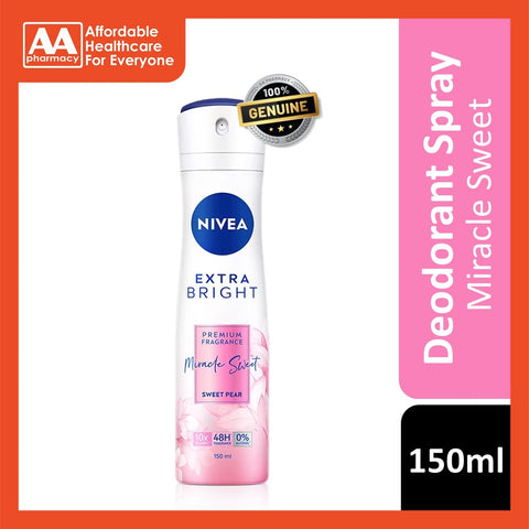 Nivea Deodorant Female Extra Bright Miracle Sweet Spray 150ml