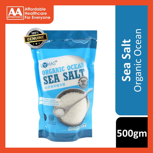 Lohas Organic Ocean Sea Salt 500g