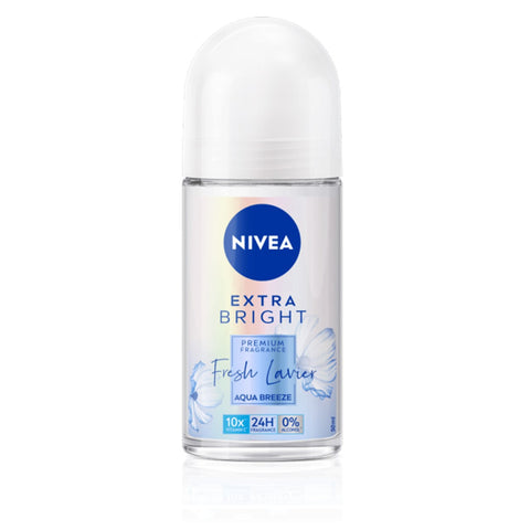 Nivea Deodorant Female Extra Bright Fresh Lavier Roll on 50ml