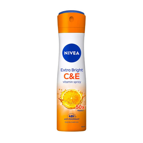 Nivea Deodorant Female Extra Bright C&E Spray 150mL