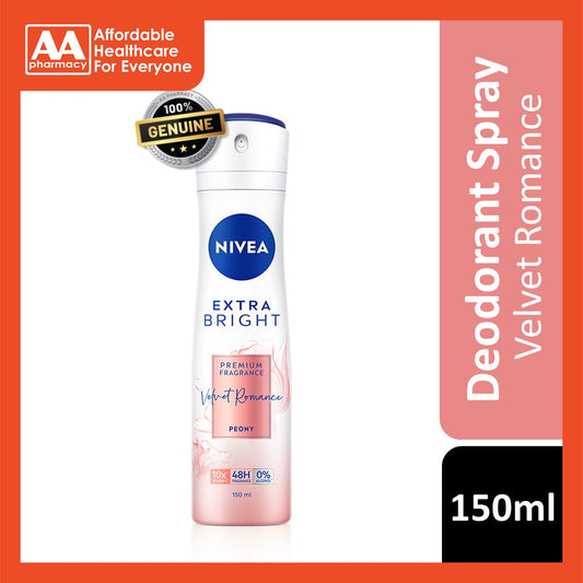 Nivea Deodorant Female Extra Bright Velvet Romance Spray 150ml
