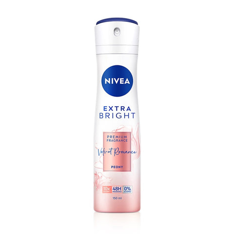 Nivea Deodorant Female Extra Bright Velvet Romance Spray 150ml