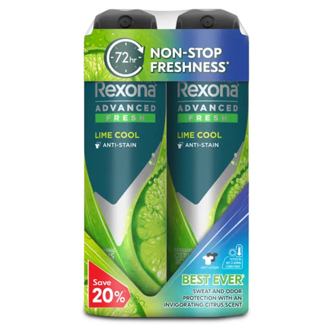 Rexona Men Spray 135ml x 2 -Cool Lime