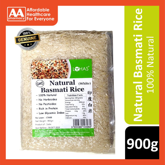 Lohas Natural Basmati Rice 900g