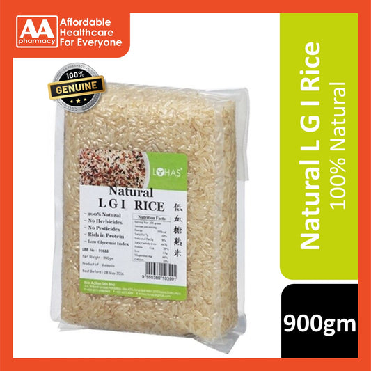 Lohas Natural LGI Rice 900g