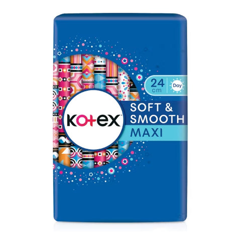 Kotex Soft N Smooth Maxi Non Wing 24cm (10's)