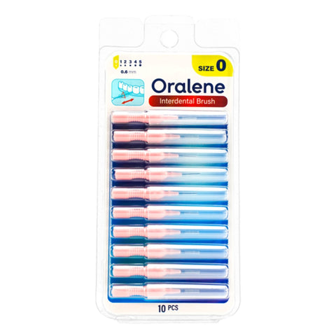 Oralene Interdental Brush Size 0 (10pcs) - Pink