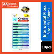 Oralene Interdental Brush Size 5 (10pcs) - Green
