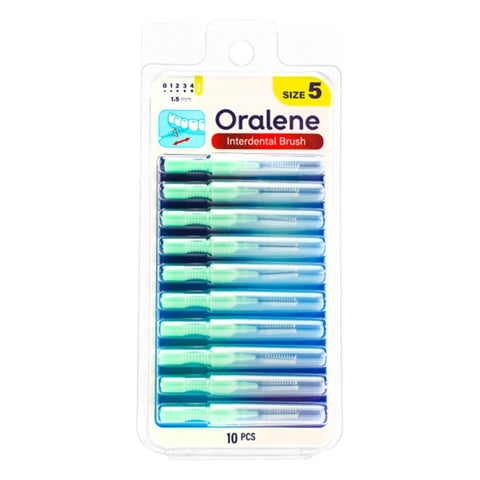 Oralene Interdental Brush Size 5 (10pcs) - Green