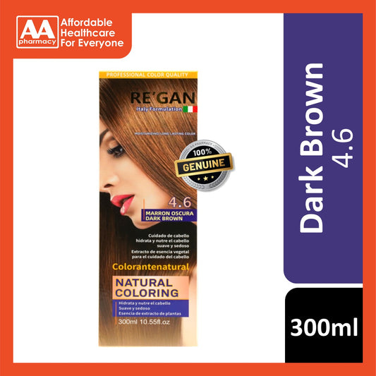 Re'gan Natural Hair Color 4.6 (Dark Brown)