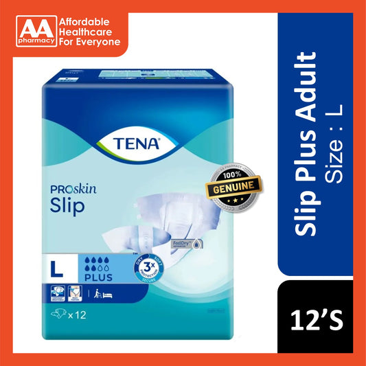 Tena Slip Plus Adult Diapers L Size (12's)