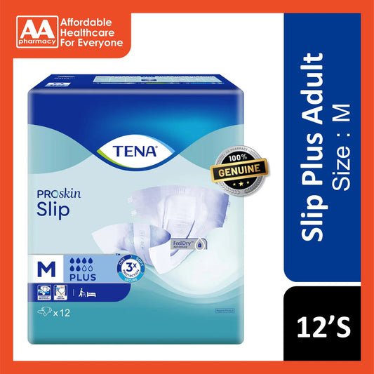 Tena Slip Plus Adult Diapers M Size (12's)