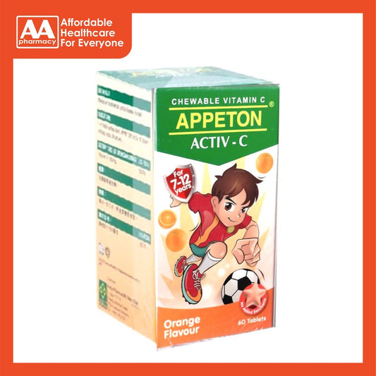 Appeton Activ-C (Orange) Chewable Tablet 60's