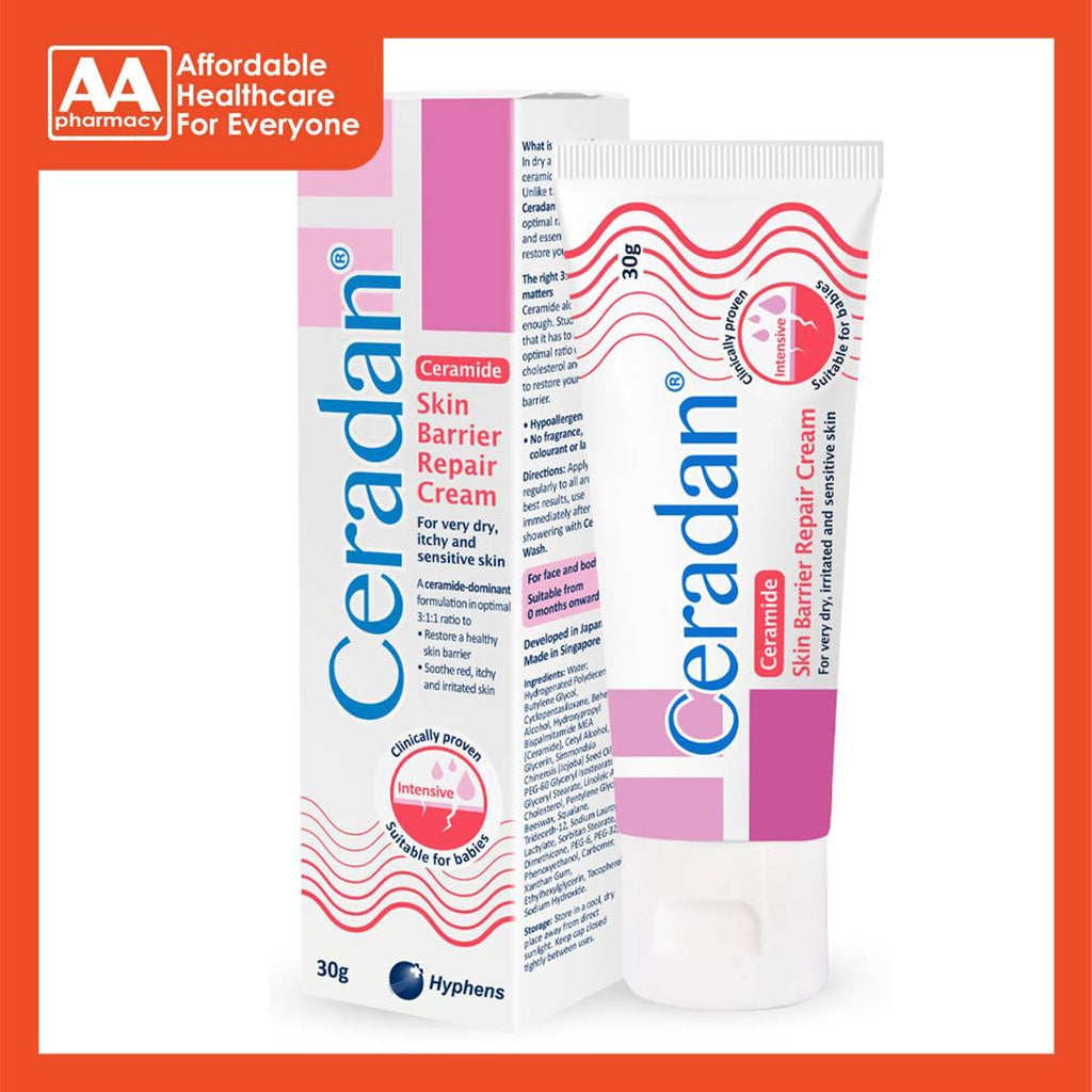 Ceradan Skin Barrier Repair Cream 30g – AA Pharmacy