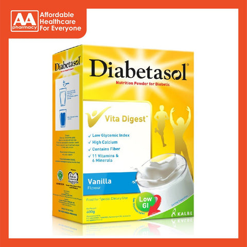 Diabetasol Nutrition Powder (Vanilla) 600g