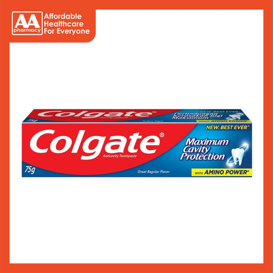 Colgate Cavity Protection Maximum Toothpaste 75g (Great Regular Flavour)