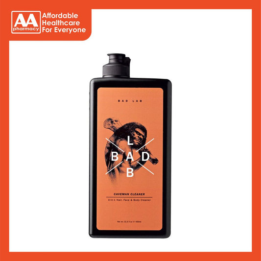 Bad Lab 3 In 1 Hair, Face, Body Cleaner- Classic 400mL