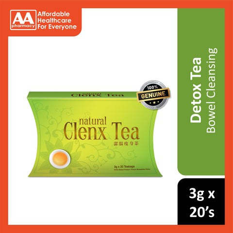 NH Detoxlim Natural Clenx Tea 3g 20's